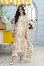 3pc Printed & Embroidered Lawn Suit with Chiffon Dupatta RES12