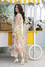 3pc Printed & Embroidered Lawn Suit with Chiffon Dupatta RES12