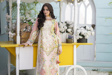 3pc Printed & Embroidered Lawn Suit with Chiffon Dupatta RES12