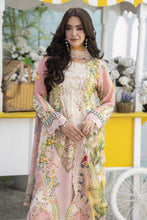 3pc Printed & Embroidered Lawn Suit with Chiffon Dupatta RES12