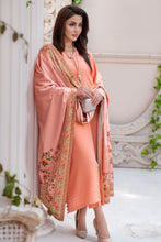 ZS4 Serah by Zaina 3pc Linen Suit & Printed Velvet Shawl