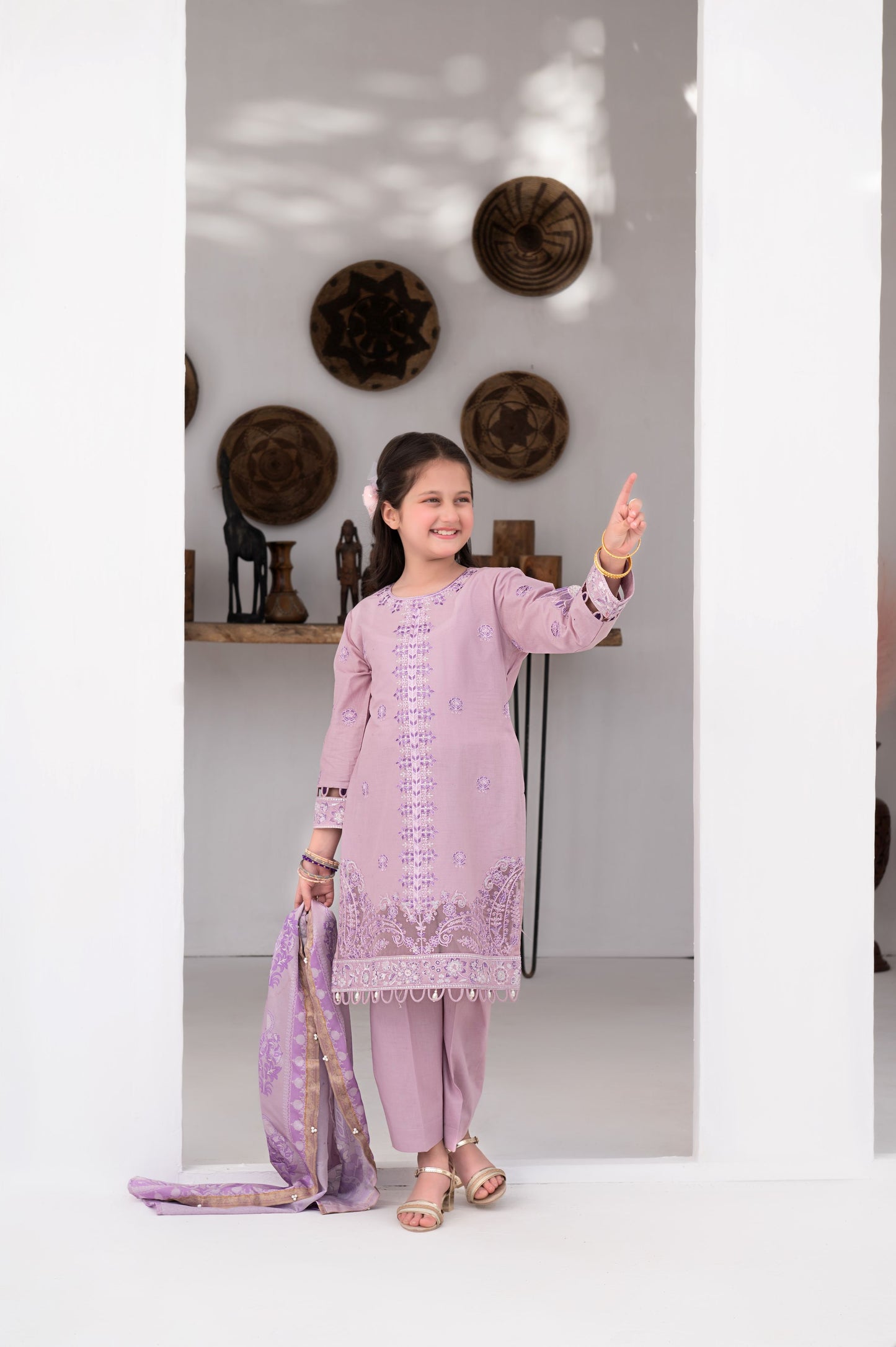 3pc Girls Luxury Cotton Summer Collection by MONA GCCS1