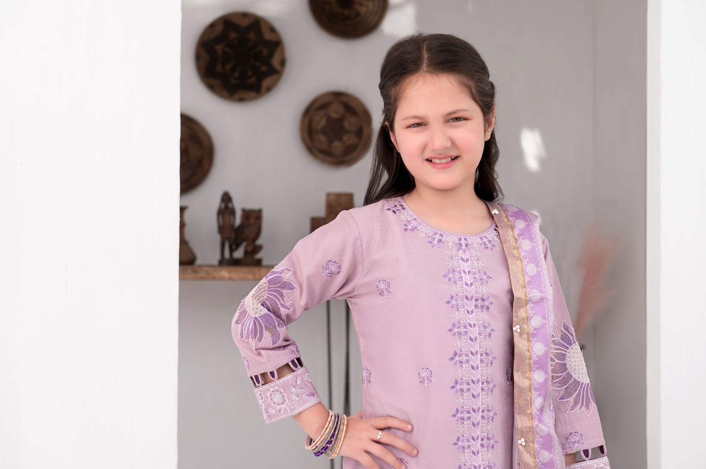 3pc Girls Luxury Cotton Summer Collection by MONA GCCS1