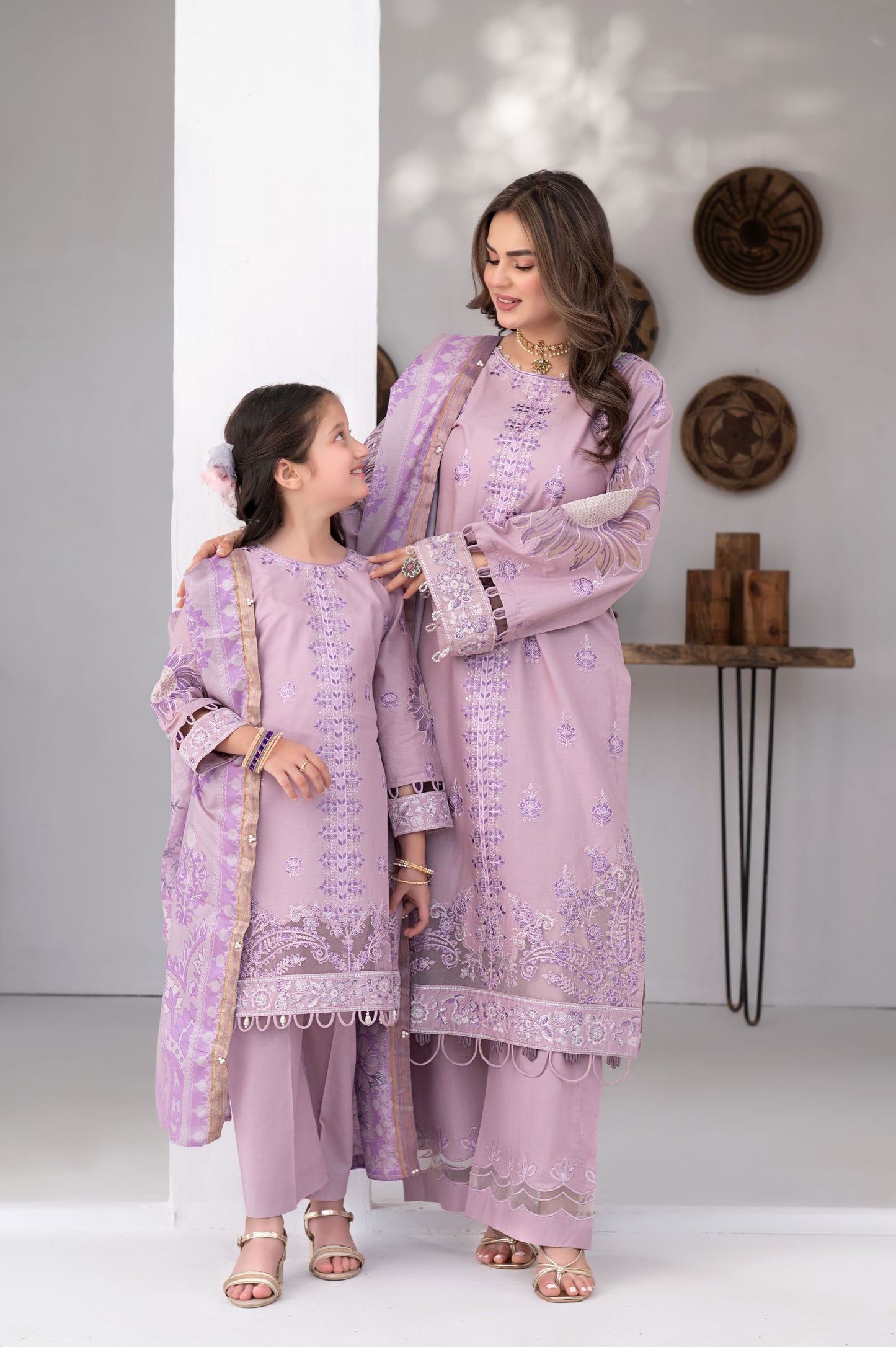 3pc Girls Luxury Cotton Summer Collection by MONA GCCS1