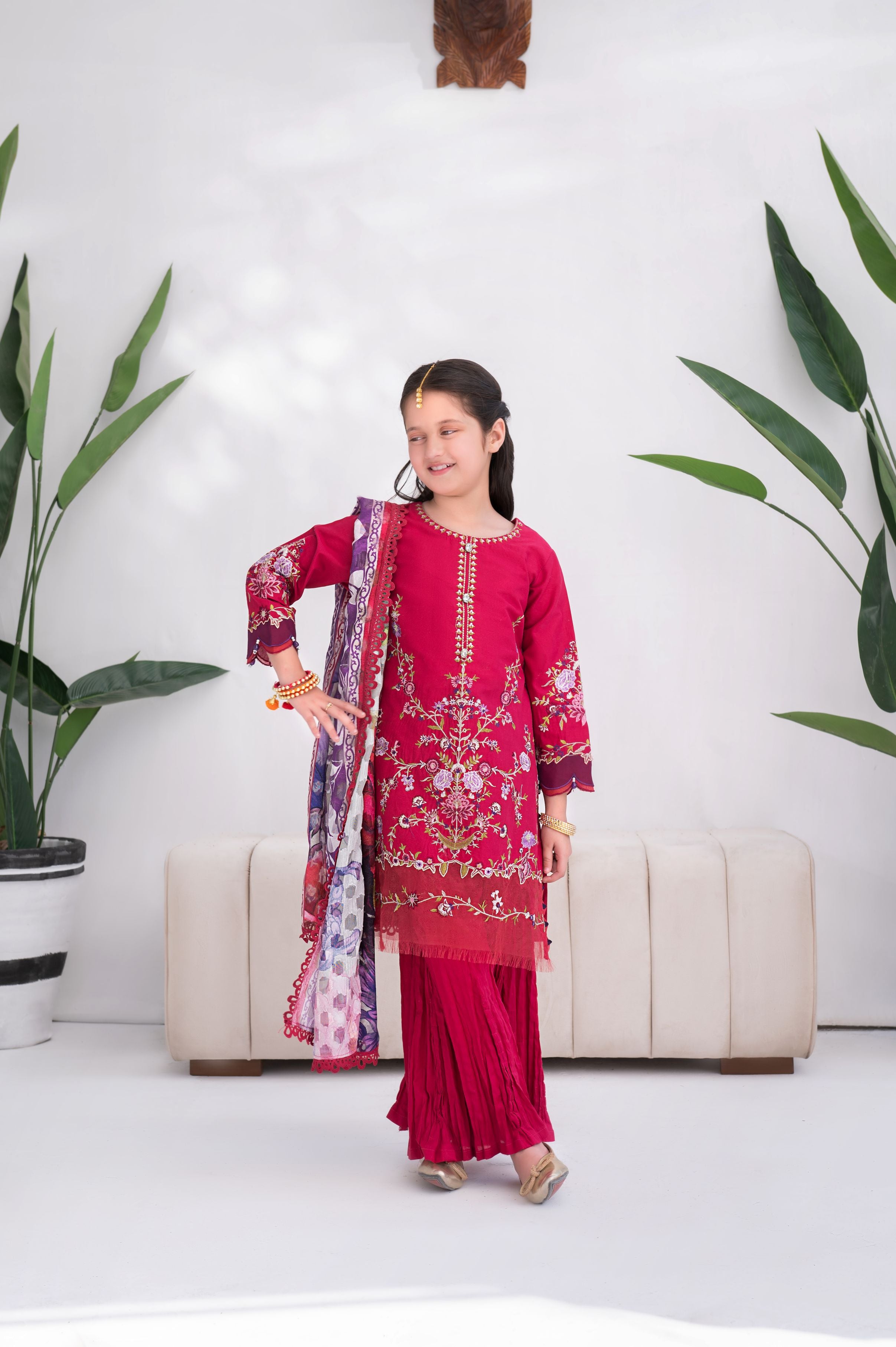 3pc Girls Luxury Cotton Summer Collection by MONA GCCS2