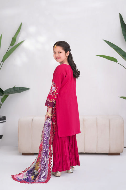 3pc Girls Luxury Cotton Summer Collection by MONA GCCS2