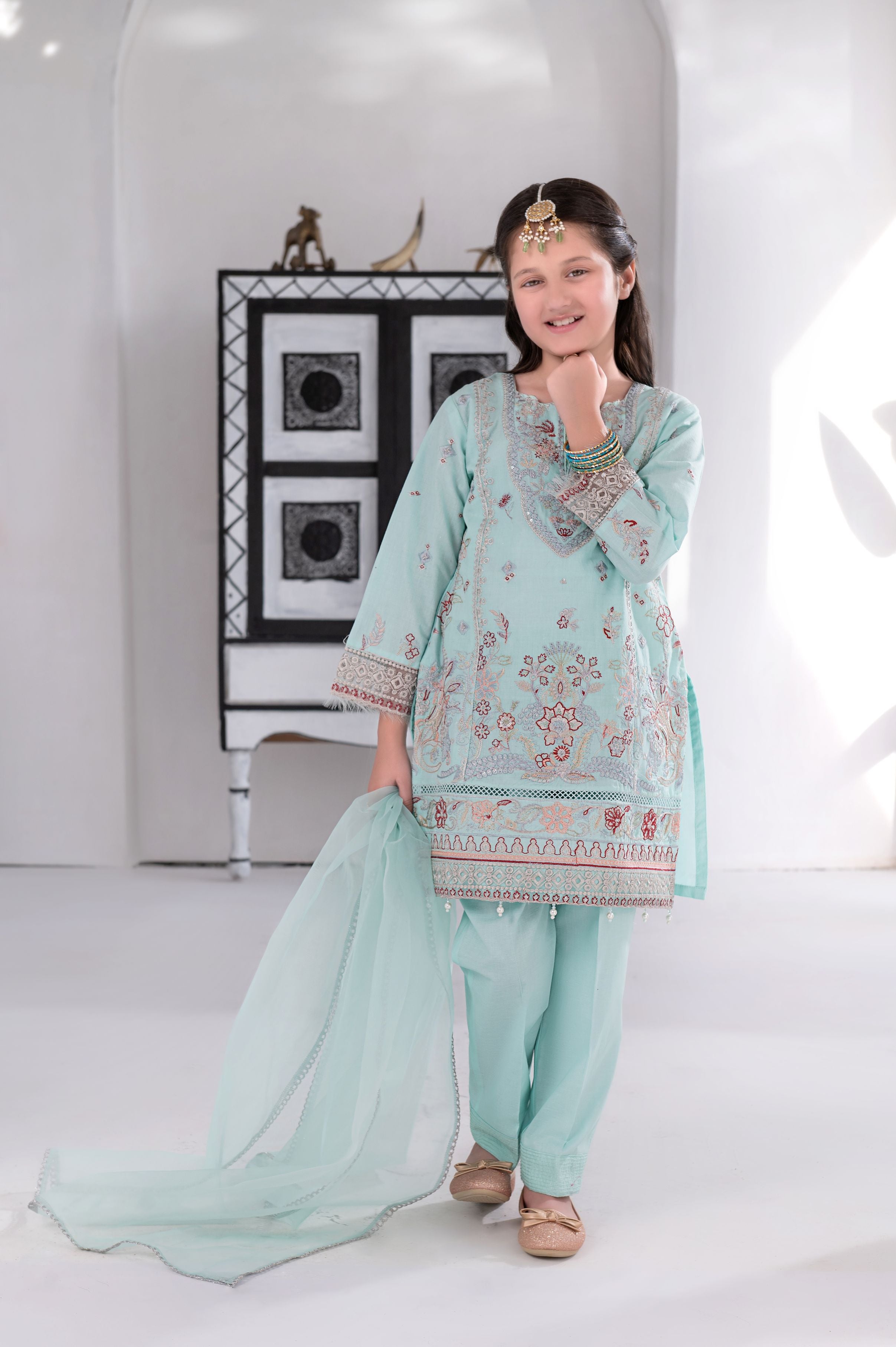 3pc Girls Luxury Cotton Summer Collection by MONA GCCS3