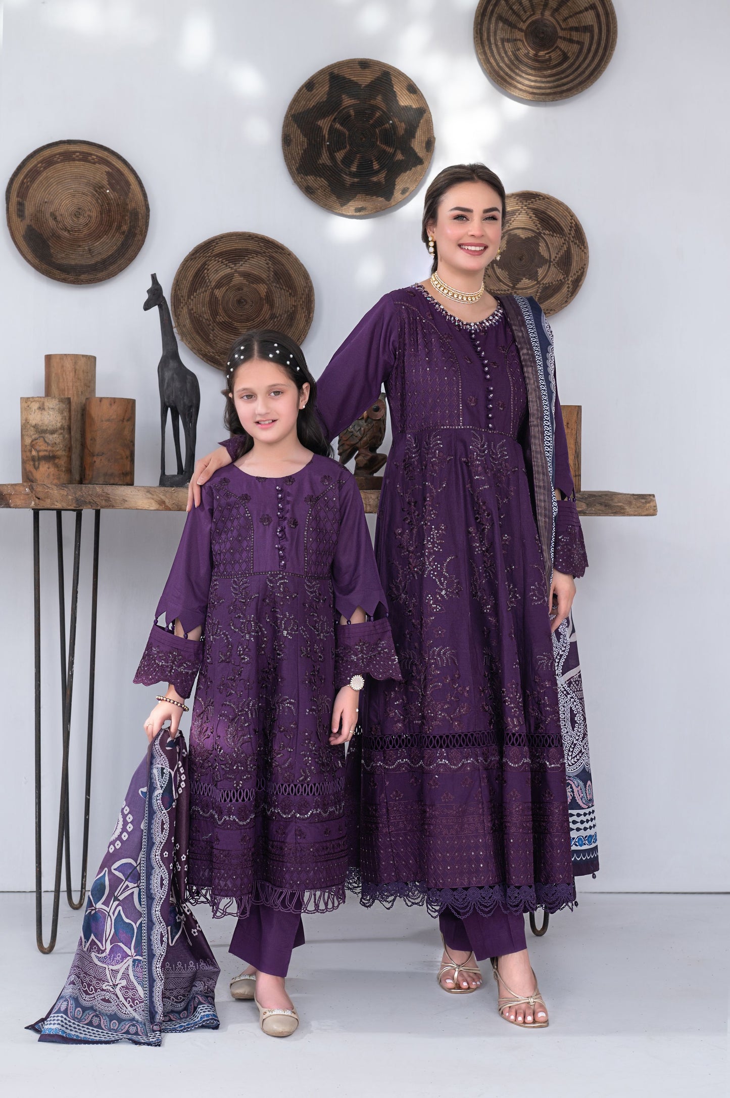 3pc Girls Luxury Cotton Summer Collection by MONA GCCS4