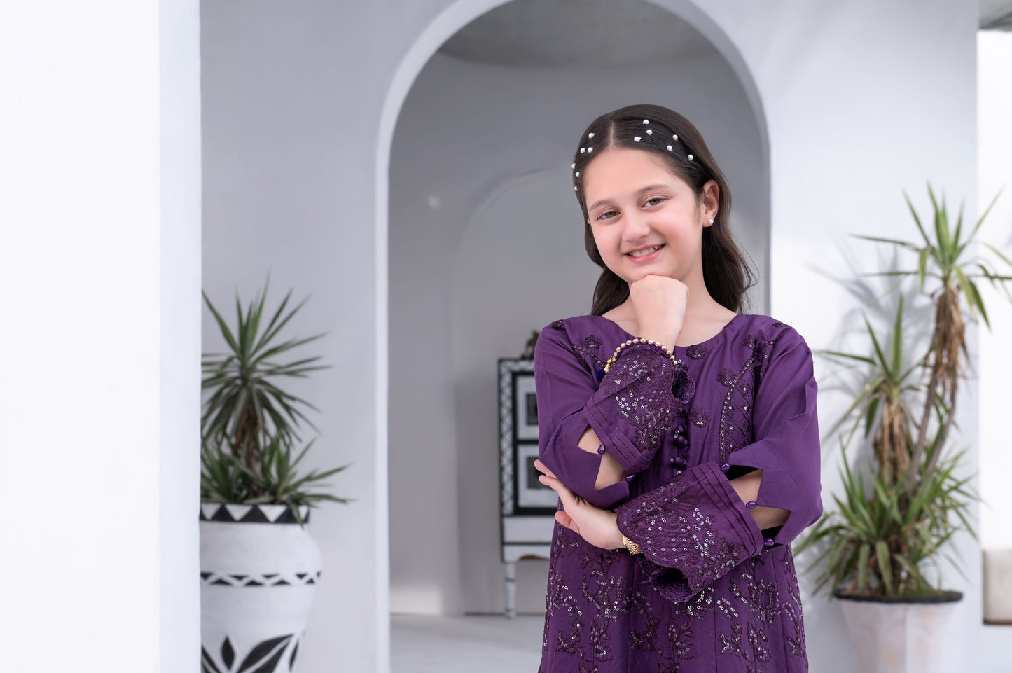 3pc Girls Luxury Cotton Summer Collection by MONA GCCS4