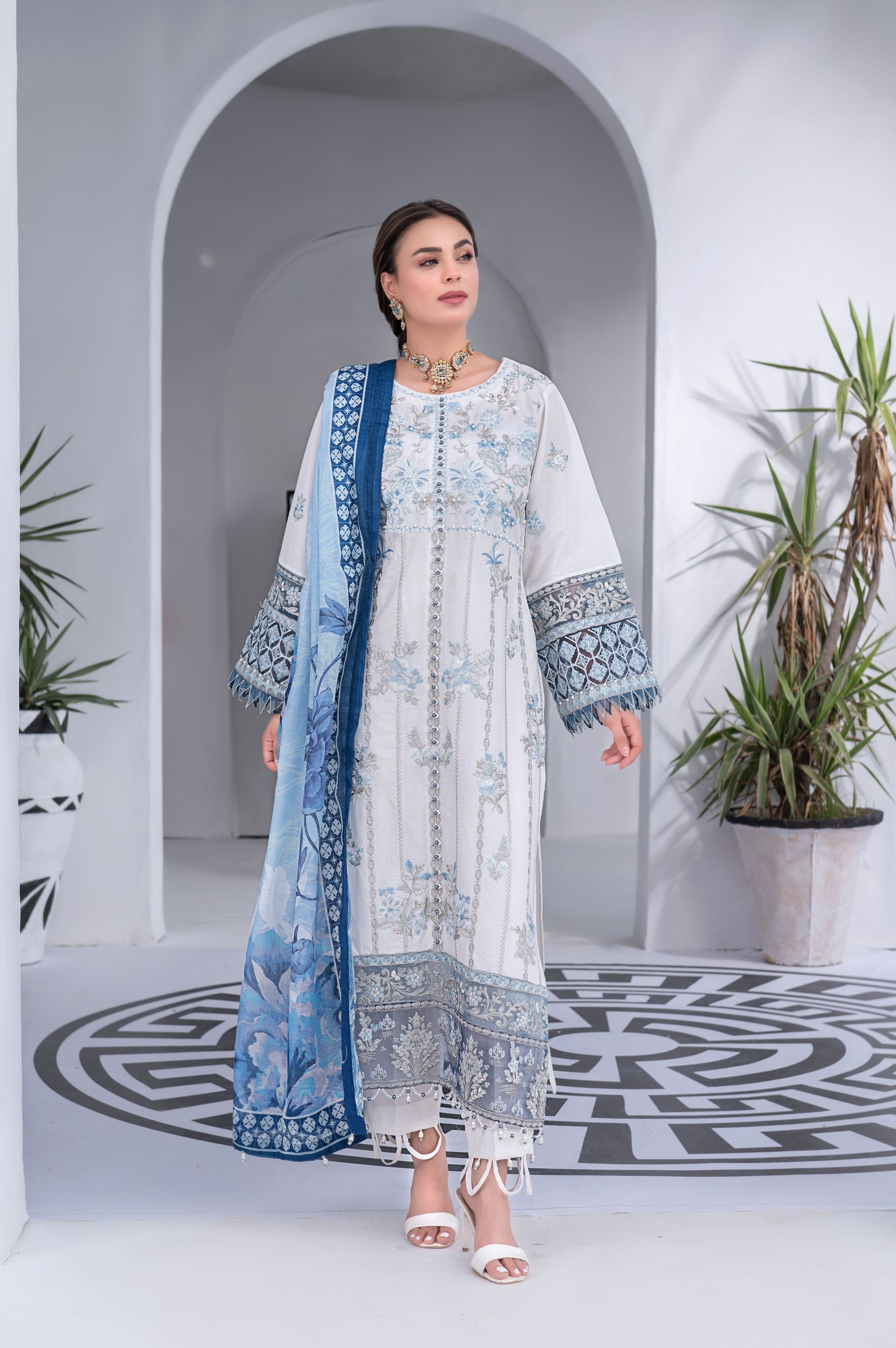 3pc Luxury Cotton Summer Collection by MONA CCS5