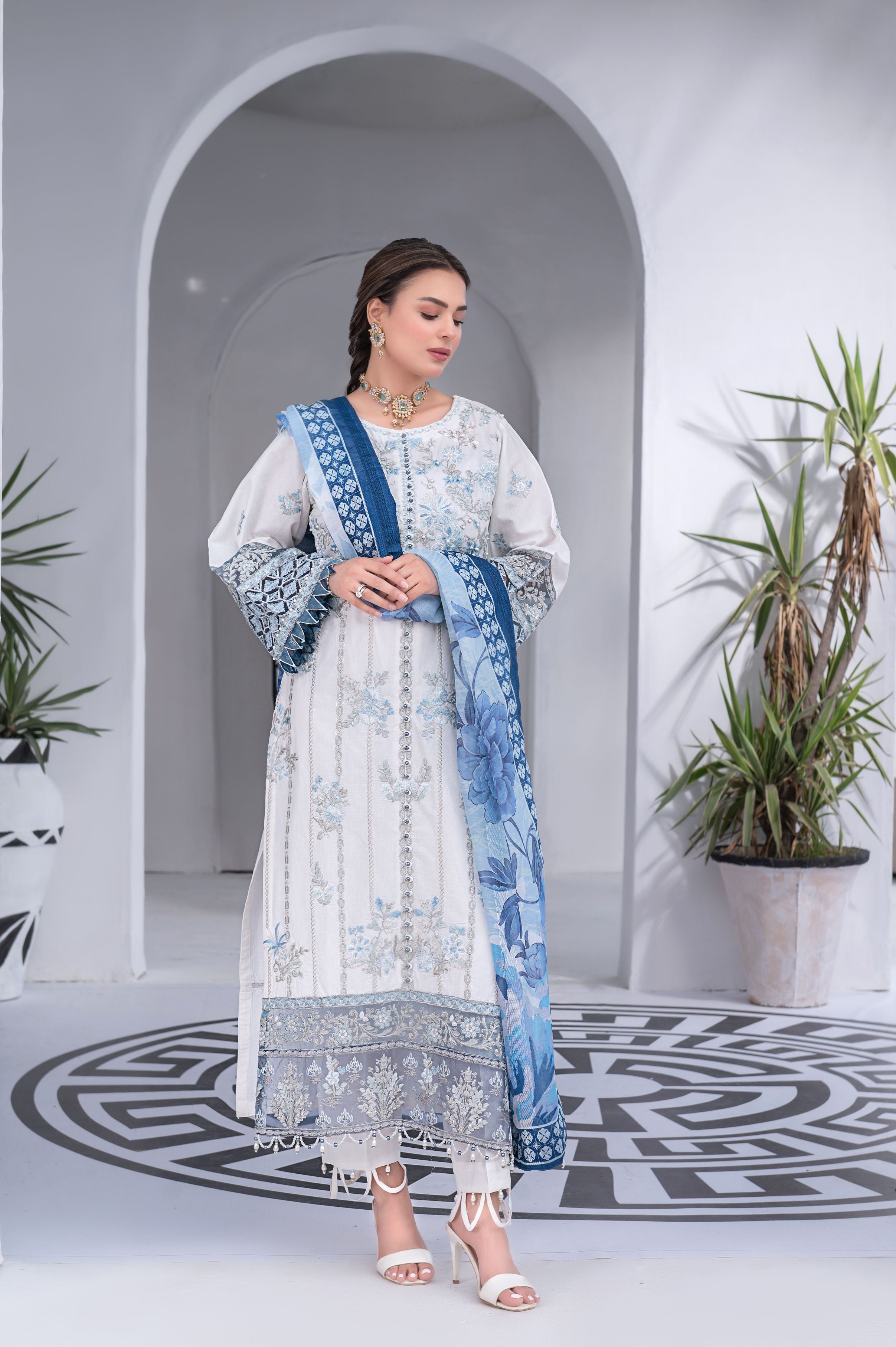 3pc Luxury Cotton Summer Collection by MONA CCS5