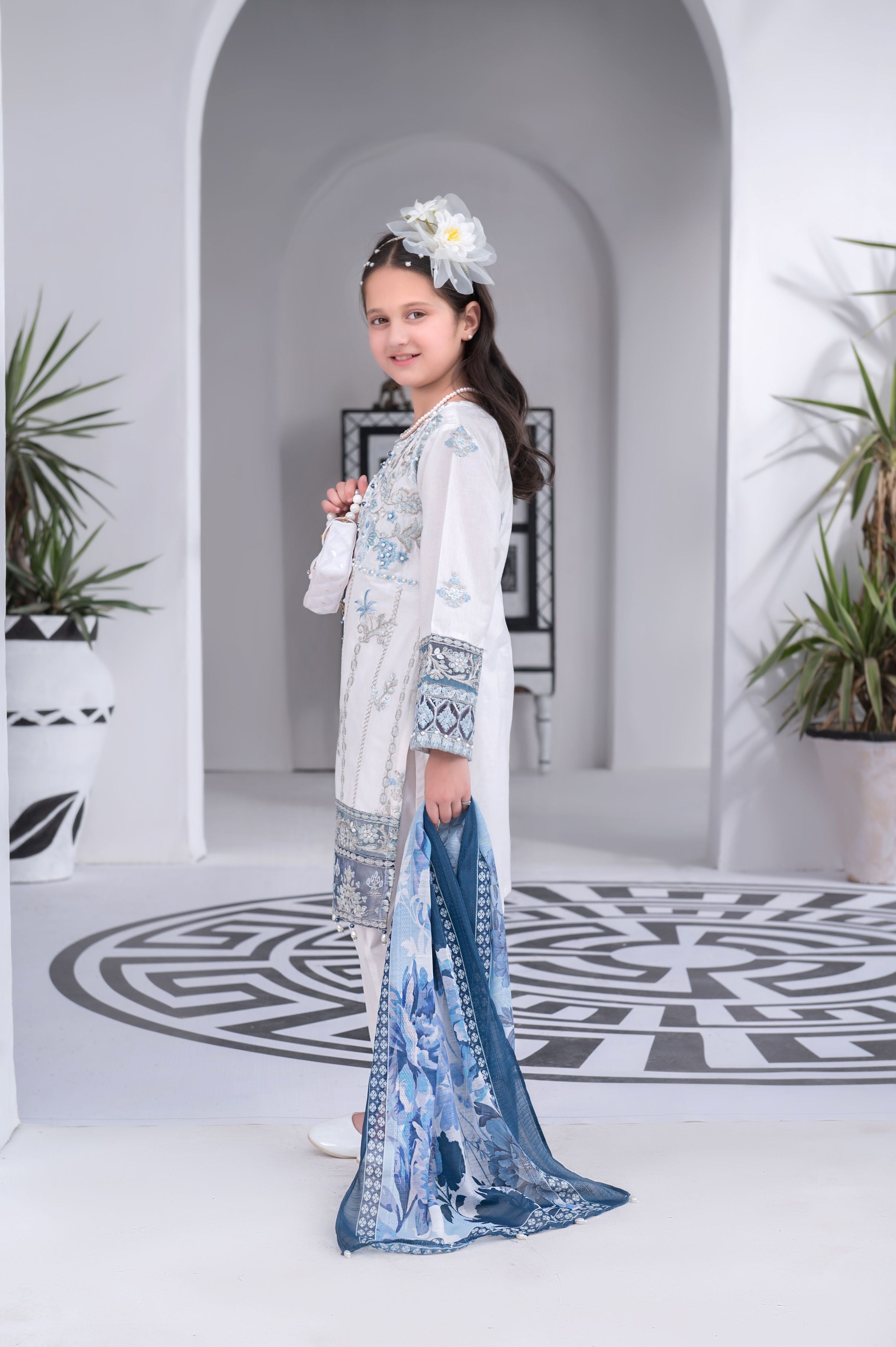 3pc Girls Luxury Cotton Summer Collection by MONA GCCS5