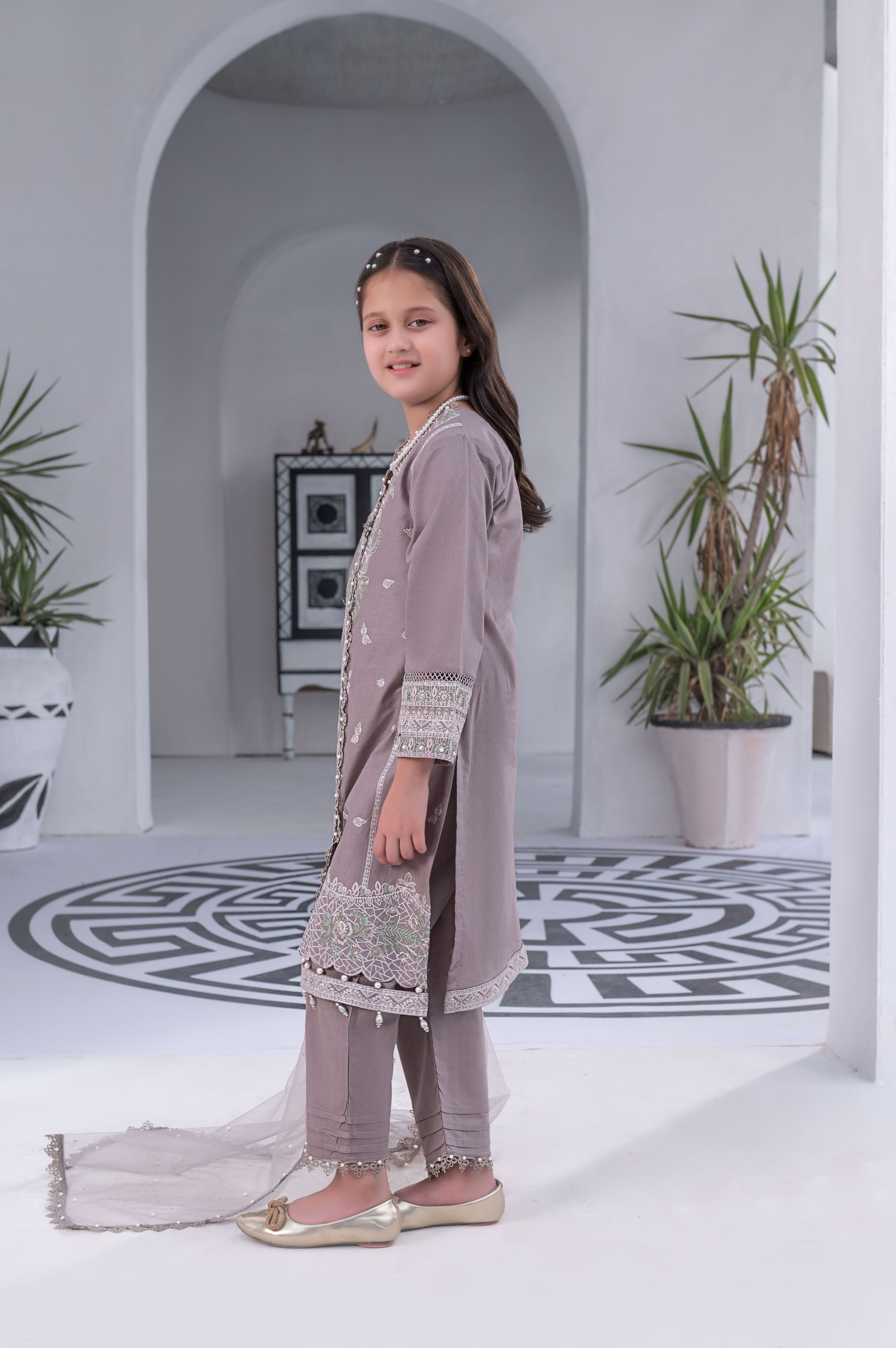 3pc Girls Luxury Cotton Summer Collection by MONA GCCS6