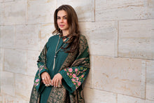 Zimal 3pc Winter Linen Dress with Multani Jacquard Shawl ZW10
