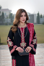 Aurum by Gul Warun – Noir Palachi Shawl Dhanak 3pc Suit GA11