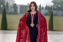 Aurum by Gul Warun – Noir Palachi Shawl Dhanak 3pc Suit GA11
