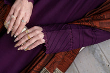 Aurum by Gul Warun – Plum Multani Shawl Dhanak 3pc Suit GA3