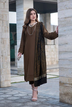 Aurum by Gul Warun – Mocha Multani Shawl Dhanak 3pc Suit GA7