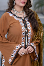 Zohra | 3pc Ready to Wear Winter Dress with Palachi Shawl ZAB1