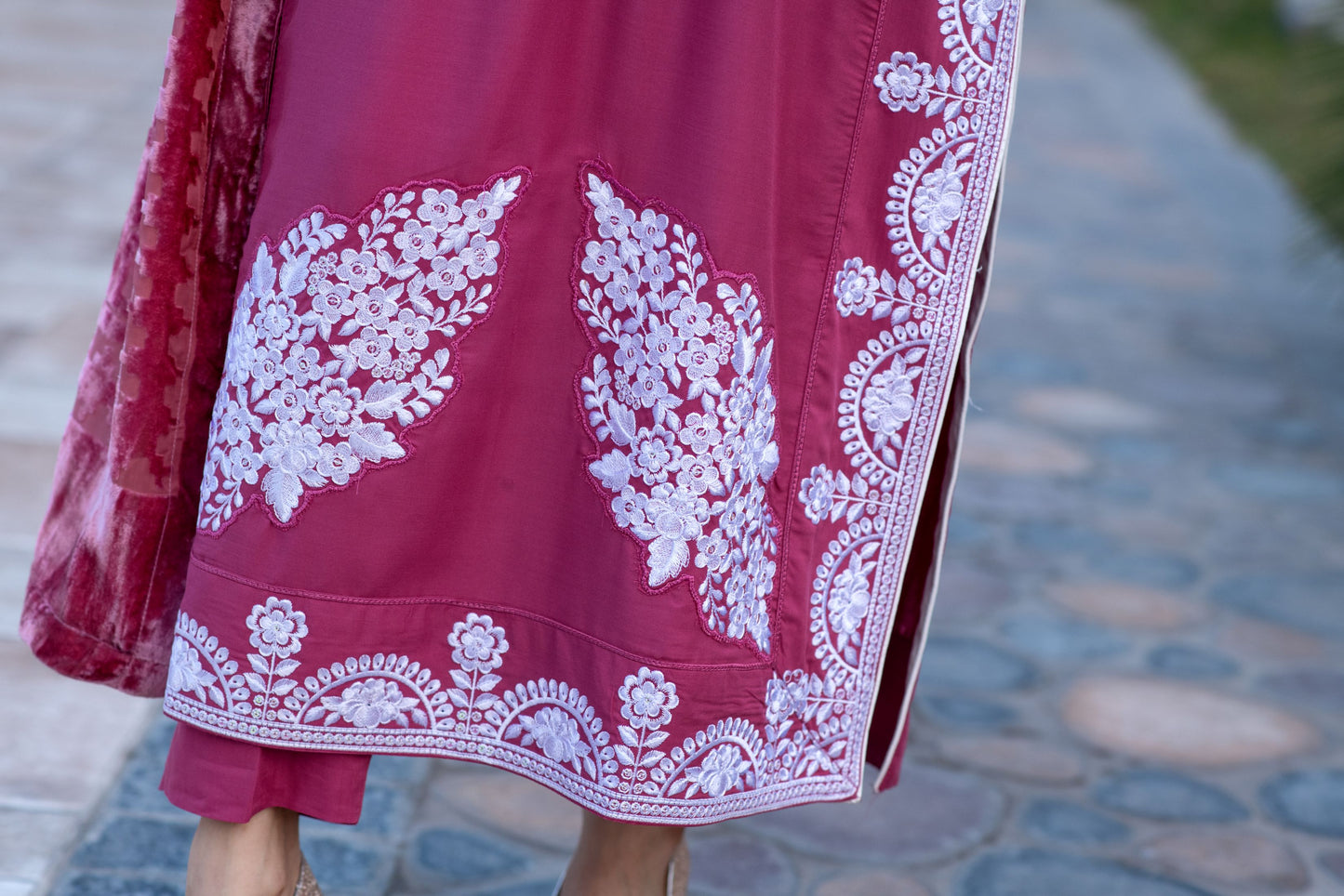 Zohra | 3pc Ready to Wear Winter Dress with Palachi Shawl ZAB8