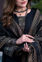 Aurum by Gul Warun – Black Gold Multani Shawl Dhanak 3pc Suit GA9