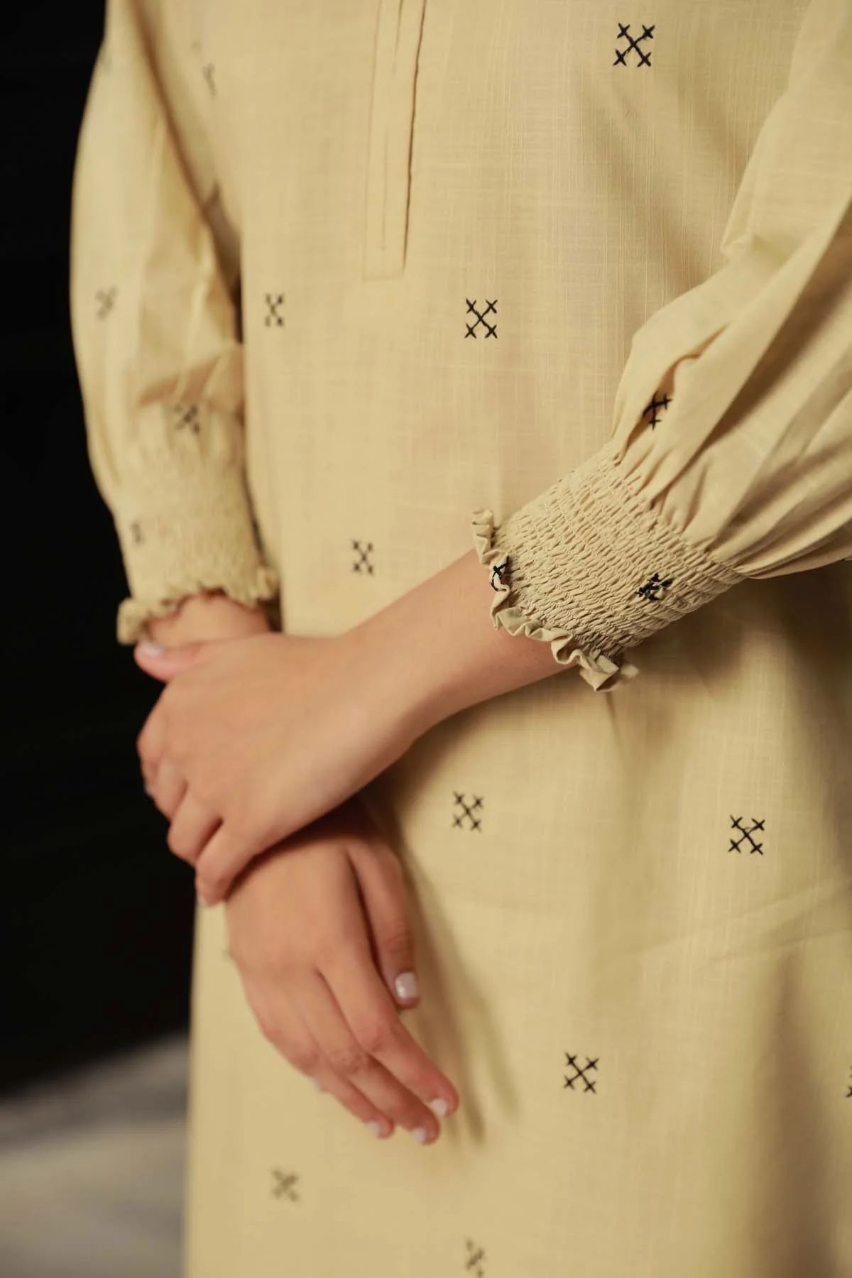 Dune Cross Hatch Dress by Sahar