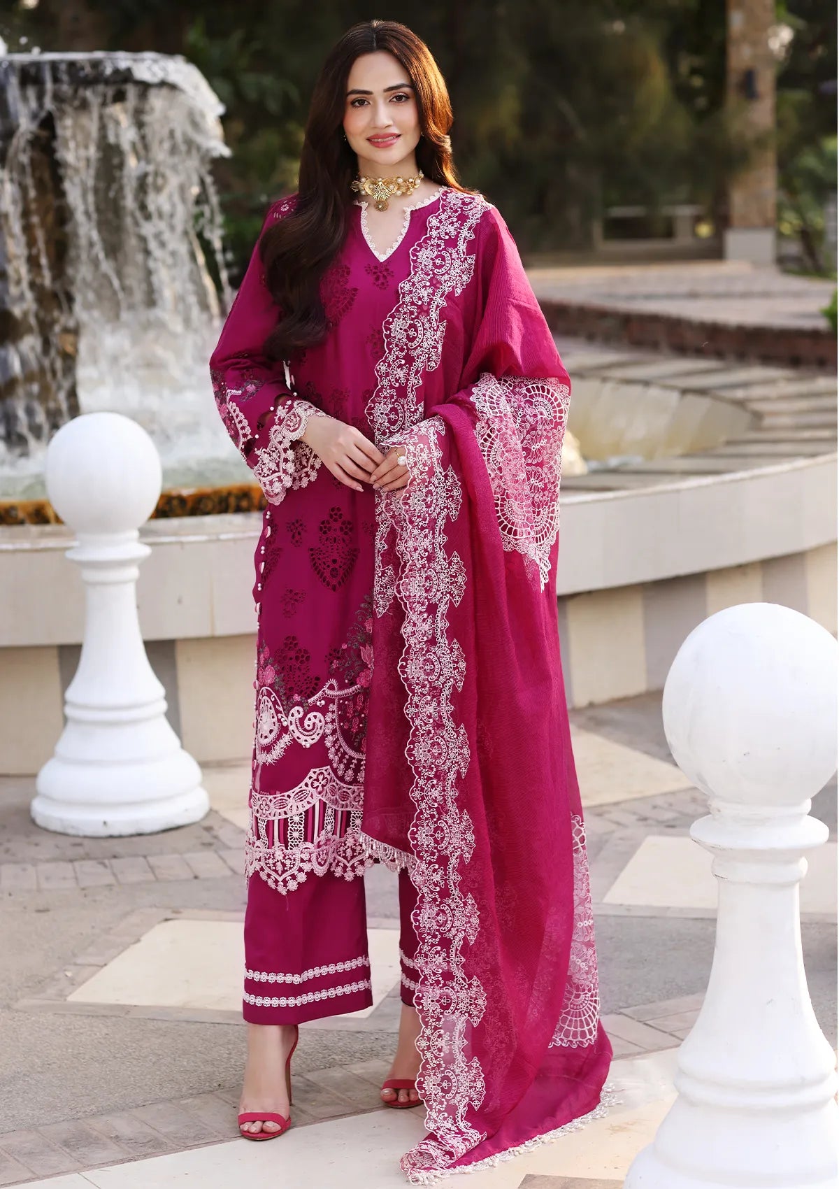 Premium Festive Chikankari by Elaf 4A