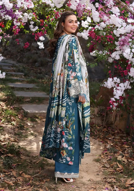 ELAF PRINT CHIKANKARI ECK-02B SERENITA