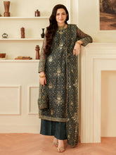 Opal Edit by Mohagni Khadi Net 3pc Set with Raw Silk Trousers & Bag FMC10