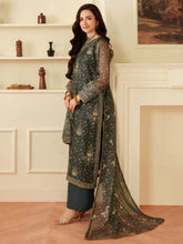 Opal Edit by Mohagni Khadi Net 3pc Set with Raw Silk Trousers & Bag FMC10