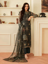 Opal Edit by Mohagni Khadi Net 3pc Set with Raw Silk Trousers & Bag FMC10