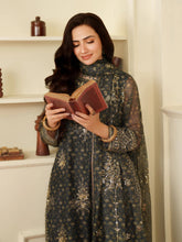 Opal Edit by Mohagni Khadi Net 3pc Set with Raw Silk Trousers & Bag FMC10