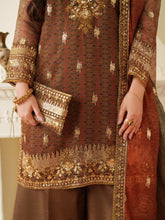 Opal Edit by Mohagni Khadi Net 3pc Dress with Plazo & Bag FMC11