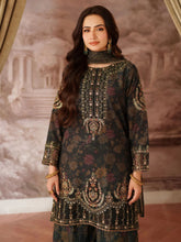 Opal Edit by Mohagni Printed Khaddar Embroidered 3pc Dress FMC3