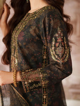 Opal Edit by Mohagni Printed Khaddar Embroidered 3pc Dress FMC3