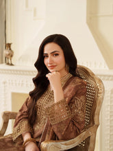 Opal Edit by Mohagni Printed Khaddar Embroidered 3pc Suit FMC4