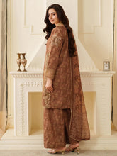 Opal Edit by Mohagni Printed Khaddar Embroidered 3pc Suit FMC4