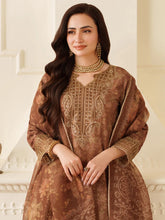 Opal Edit by Mohagni Printed Khaddar Embroidered 3pc Suit FMC4