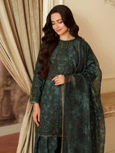 Opal Edit by Mohagni Printed Khaddar Winter 3pc Farshi Shalwar Dress FMC5