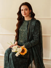 Opal Edit by Mohagni Printed Khaddar Winter 3pc Farshi Shalwar Dress FMC5