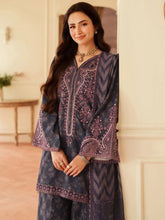 Opal Edit by Mohagni Printed Khaddar Embroidered 3pc Dress FMC7