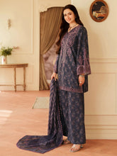 Opal Edit by Mohagni Printed Khaddar Embroidered 3pc Dress FMC7