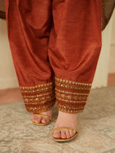 Opal Edit by Mohagni Khadi Net 3pc Suit with Farshi Shalwar & Bag FMC8