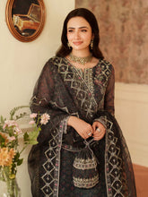 Opal Edit by Mohagni Khadi Net Suit with Farshi Shalwar & Bag FMC9