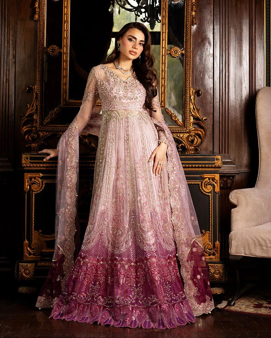Mushq 3pc Pink Formal Lehenga Dress – Geet