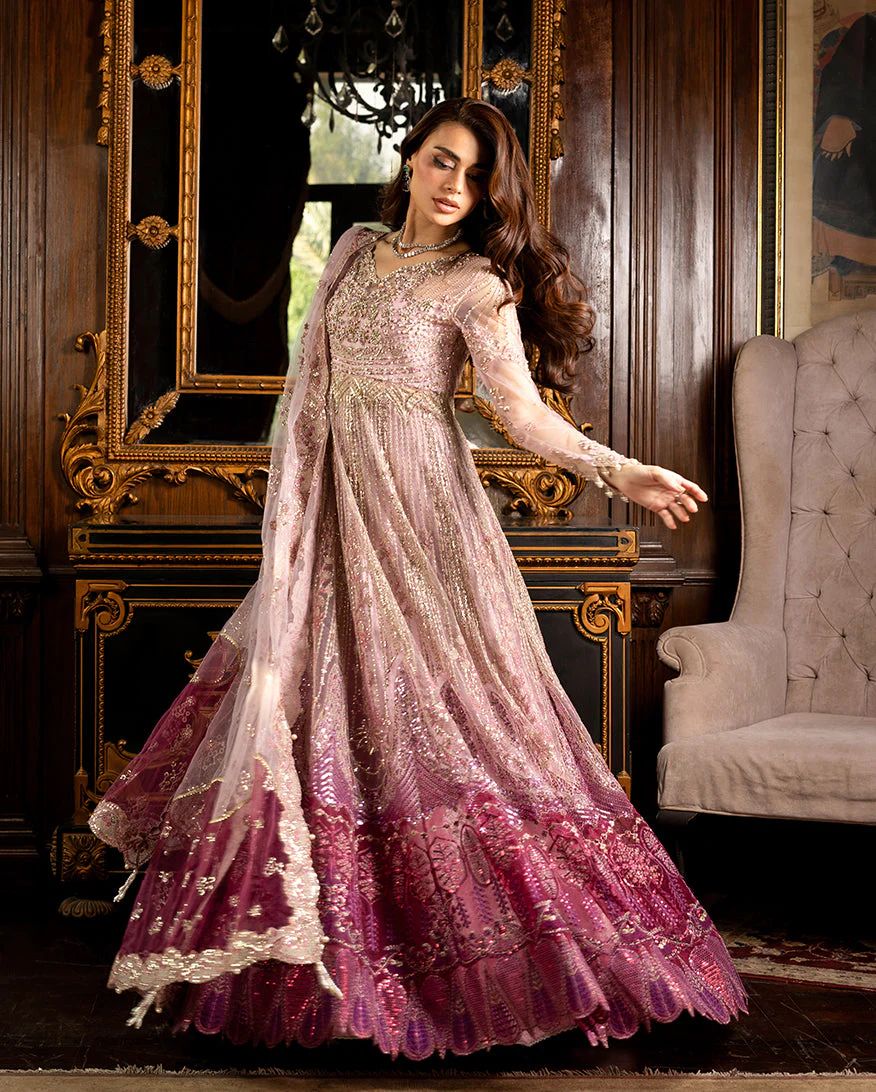 Mushq 3pc Pink Formal Lehenga Dress – Geet