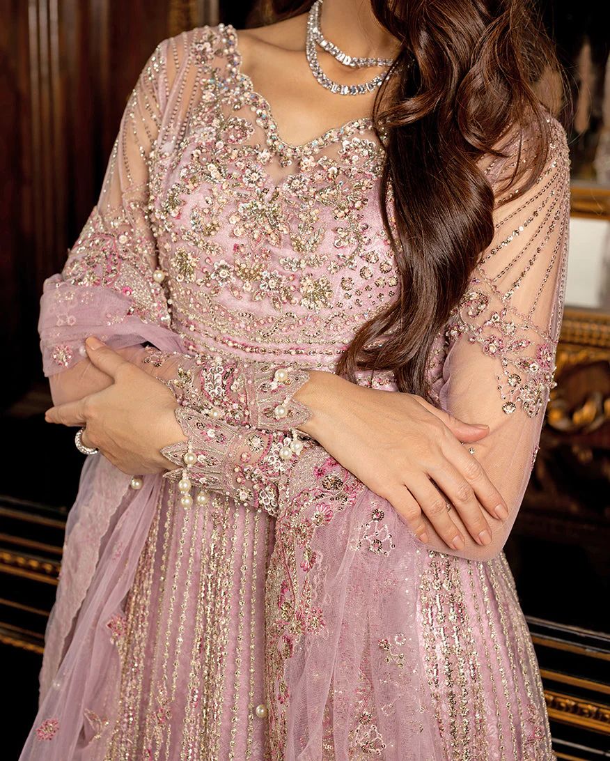 Mushq 3pc Pink Formal Lehenga Dress – Geet