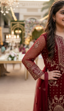 Mona Little Heirloom 3pc Embellished Chiffon Girls’ Gharara Suit – MLH6