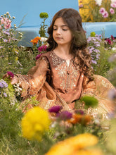 Hania’s Eid Twinning Charm by Mona – Chocolate Chikankari Sharara Suit HEC14