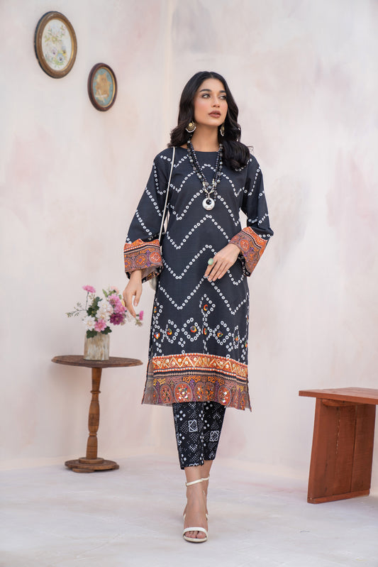 Winter 2 Pcs Ready to Wear Khadar Dress by Hemline 08